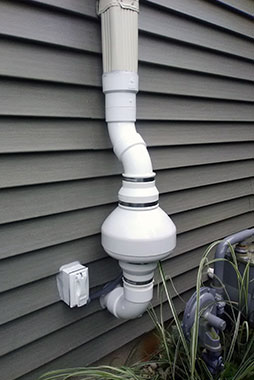 Exterior Radon Mitigation System Exterior Radon Mitigation System
